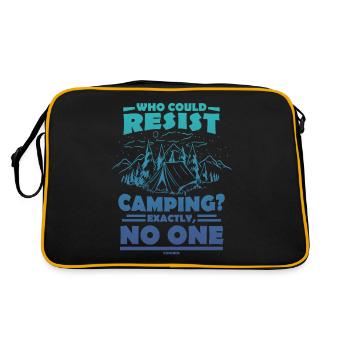 Camping Camping Tente de Vacances Cadeau - Sac Retro - noir/or - Dos