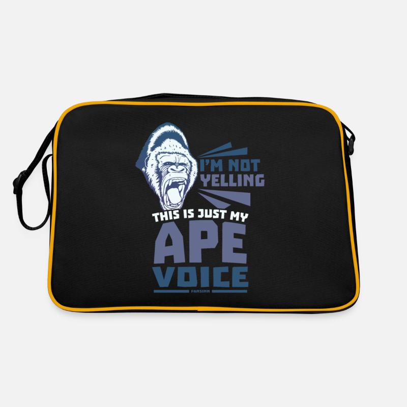 Je ne crie pas c’est juste ma voix de singe Sac Retro