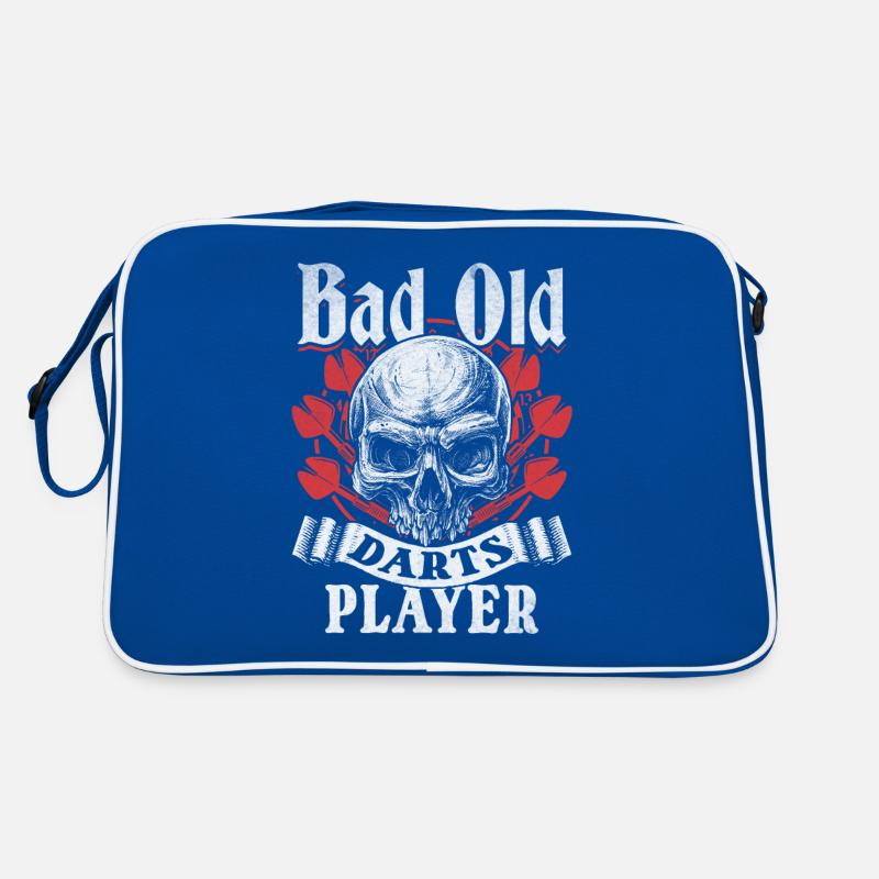 Darts spielen Dartspiel Ich bin ein schlechter Retro Tasche