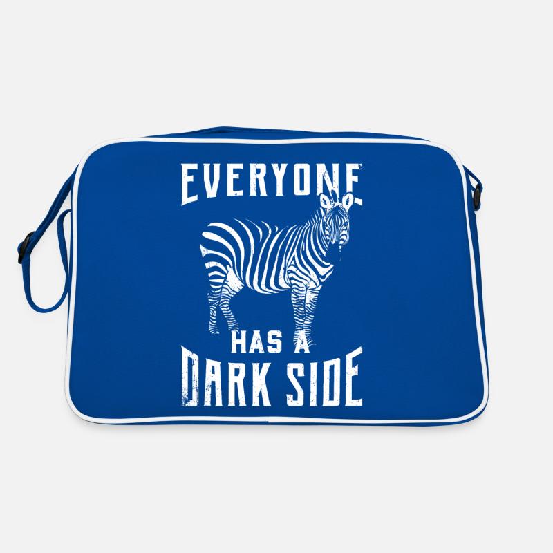 Zebra Geschenk Schwarz-weiß Safari Savanne Steppe Retro Tasche