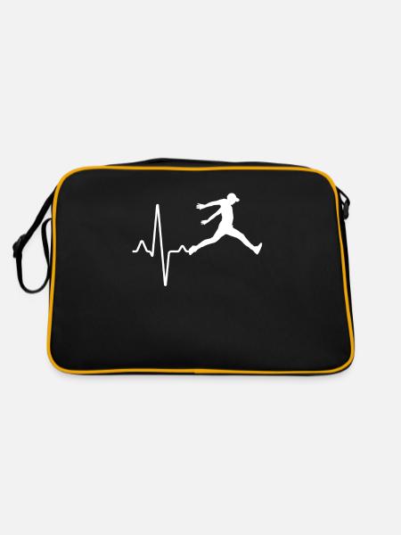 Parkour Heartbeat - Sac Retro - noir/or - Dos