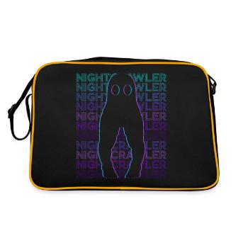 Fresno Nightcrawler Cryptoid Cryptozoology - Retro Bag - black/gold - Back