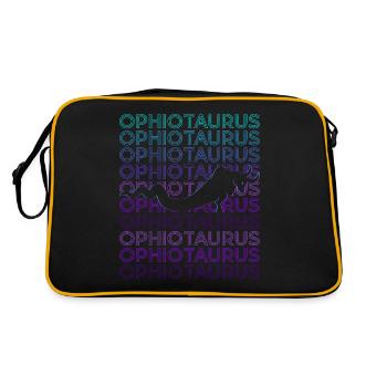 Ophiotaurus Greek Mythology Ancient Greek R - Retro Bag - black/gold - Back