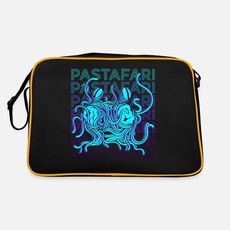 Spaghetti volant Monster Pastafari Pastafariani Sac Retro