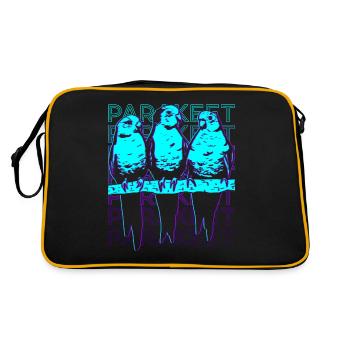 Parakeet Retro - Retro Bag - black/gold - Back