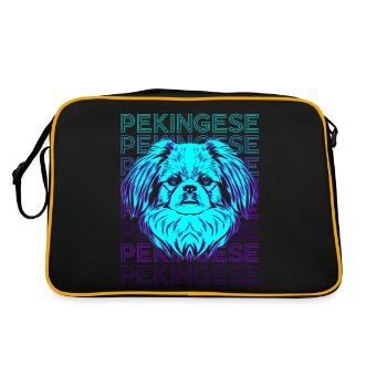 Rétro pékinois - Sac Retro - noir/or - Dos