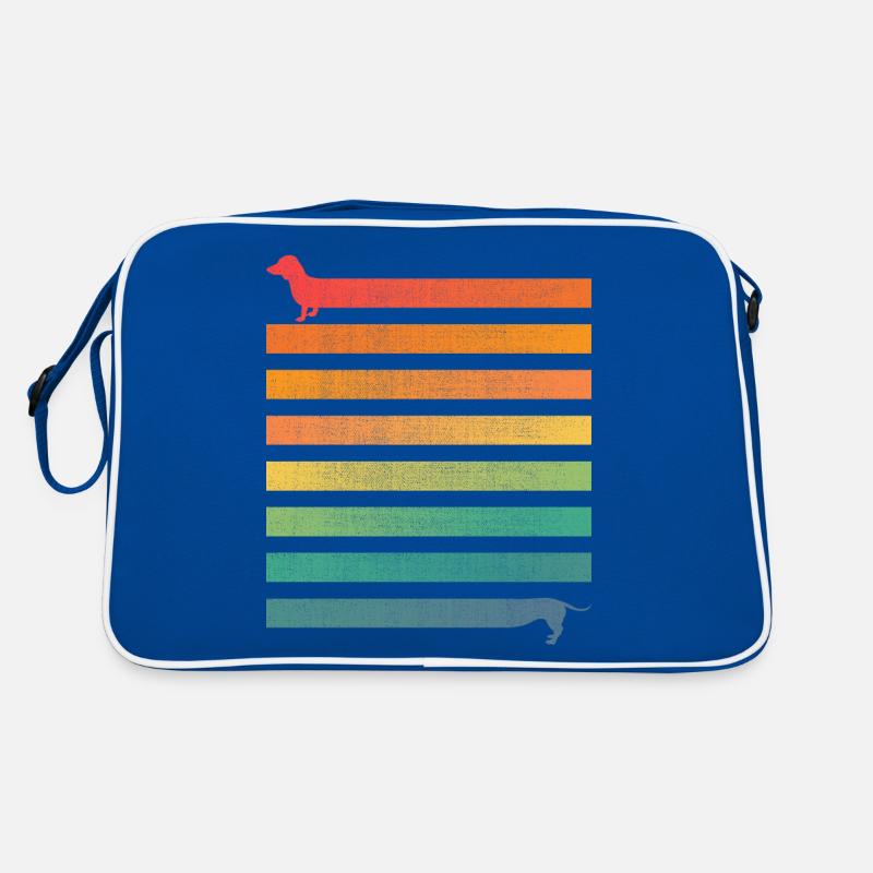 Hunde Freund Outfit, bester Freund Hund Dackel Retro Tasche