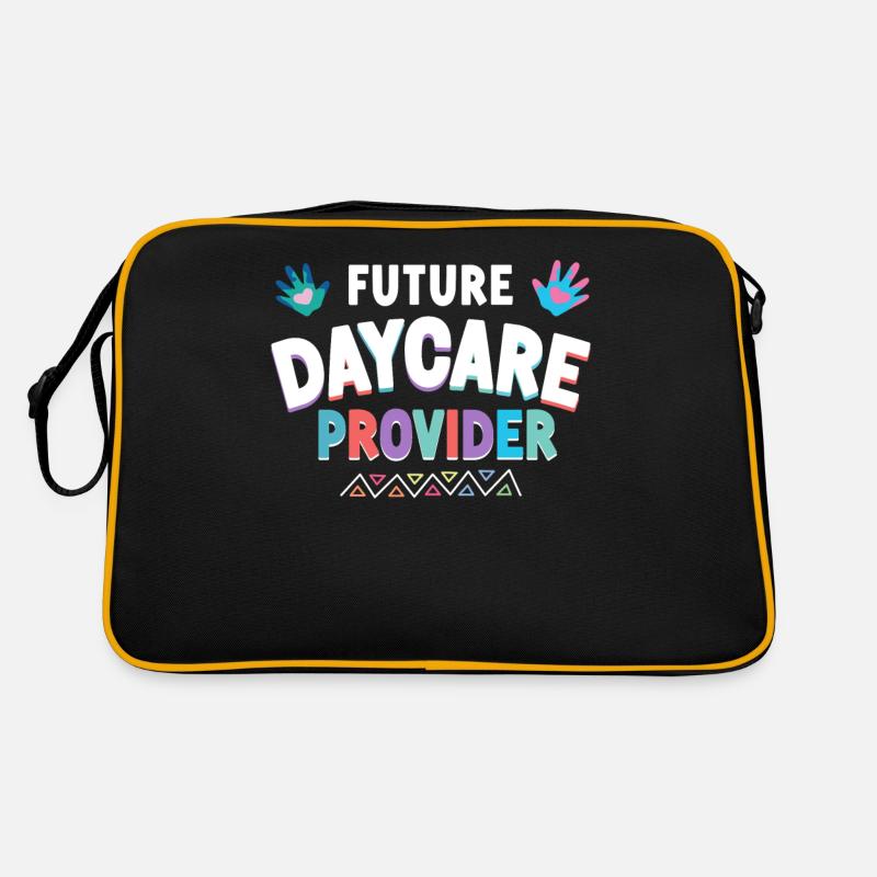 Fournisseur de services de garde d’enfants Enseignant Sac Retro