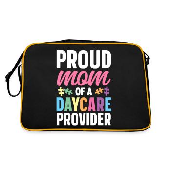 Fournisseur de services de garde d’enfants Enseignant - Sac Retro - noir/or - Dos
