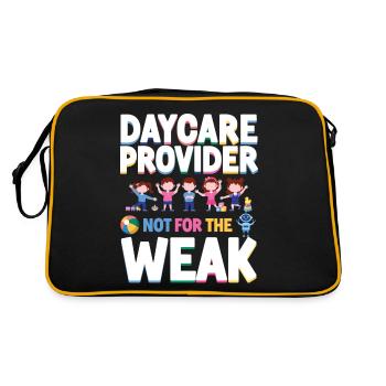 Fournisseur de services de garde d’enfants Enseignant - Sac Retro - noir/or - Dos