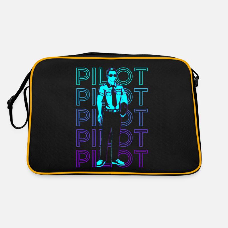 Pilot Luftfahrt Aviator Retro Retro Tasche