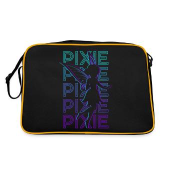 Pixie Fairy Retro - Retro Bag - black/gold - Back