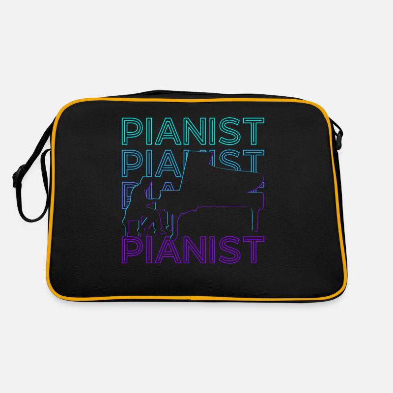 Pianist Keyboarder Piano Player Retro Retro Bag