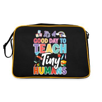 Fournisseur de services de garde d’enfants Enseignant - Sac Retro - noir/or - Dos