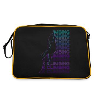 Escalade Rock Climber Rétro - Sac Retro - noir/or - Dos