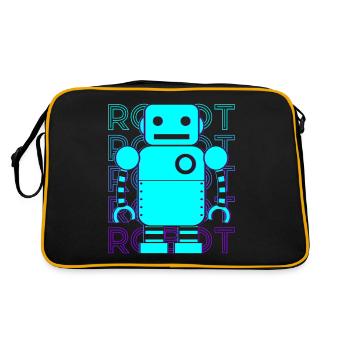 Robot Retro - Retro Bag - black/gold - Back