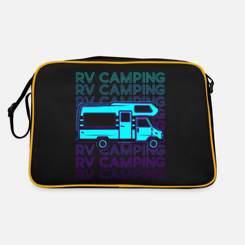 Camping Camping Camping Rétro Sac Retro