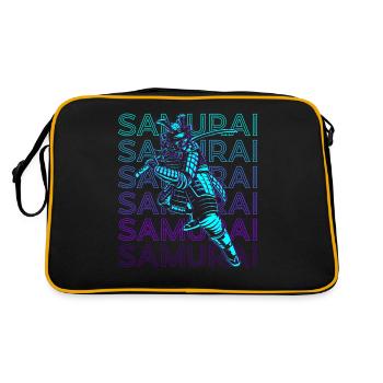 Samouraï japonais Bushido Warrior Ronin Retro - Sac Retro - noir/or - Dos