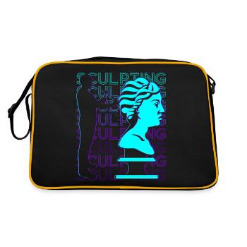 Sculpture Sculpteur Rétro - Sac Retro - noir/or - Dos