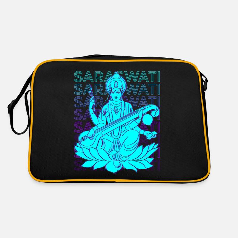 Saraswati Déesse hindoue Mythologie hindoue Sac Retro