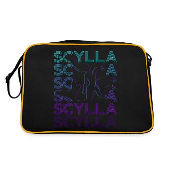 Scylla Skylla Greek Mythology Ancient Greek - Retro Bag - black/gold - Back