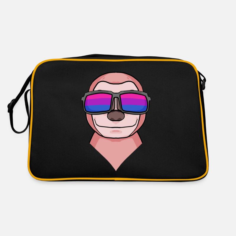 Bisexual Sloth Gift Retro Bag