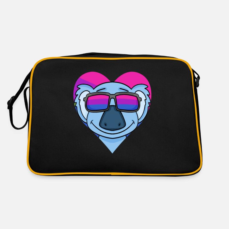 Bisexual Koala Gift Retro Bag