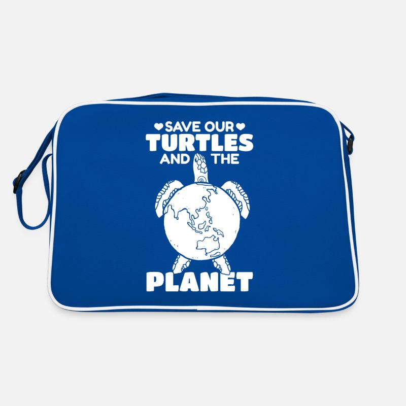 Tag der Erde: Rettet unsere Schildkröten und den Retro Tasche