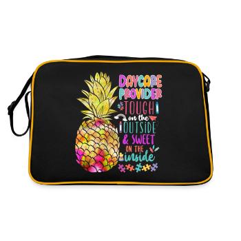 Fournisseur de services de garde d’enfants Enseignant - Sac Retro - noir/or - Dos