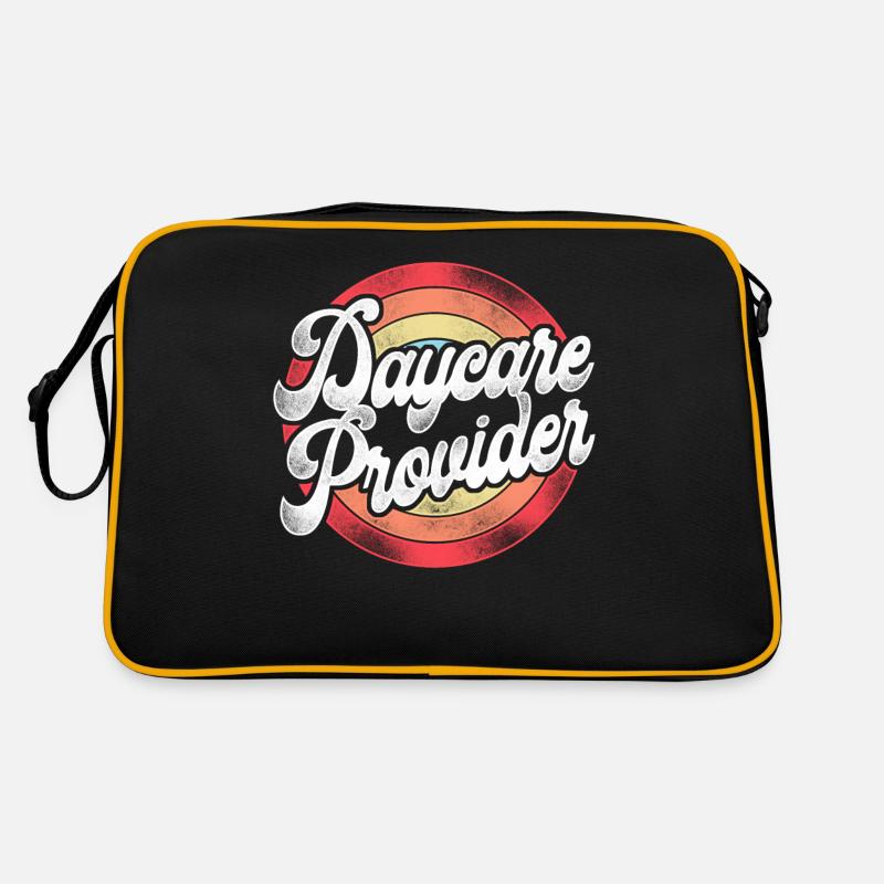Fournisseur de services de garde d’enfants Enseignant Sac Retro