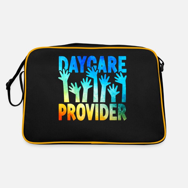 Fournisseur de services de garde d’enfants Enseignant Sac Retro