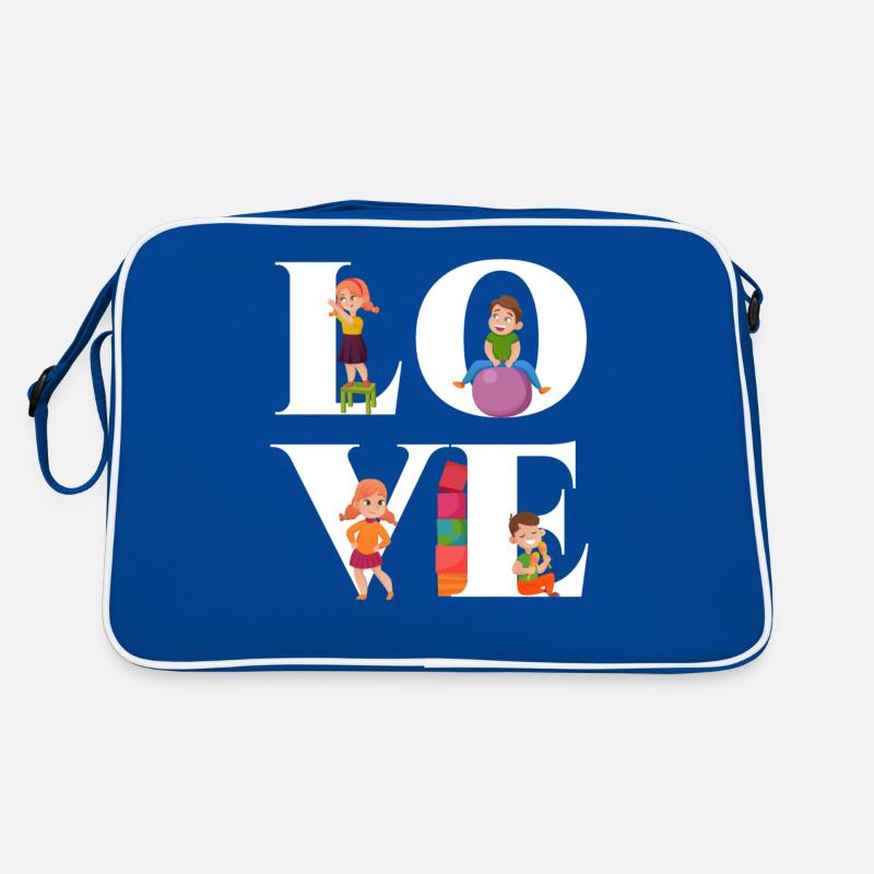 Fournisseur de services de garde d’enfants Enseignant Sac Retro