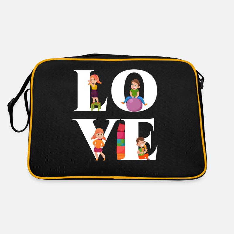 Fournisseur de services de garde d’enfants Enseignant Sac Retro
