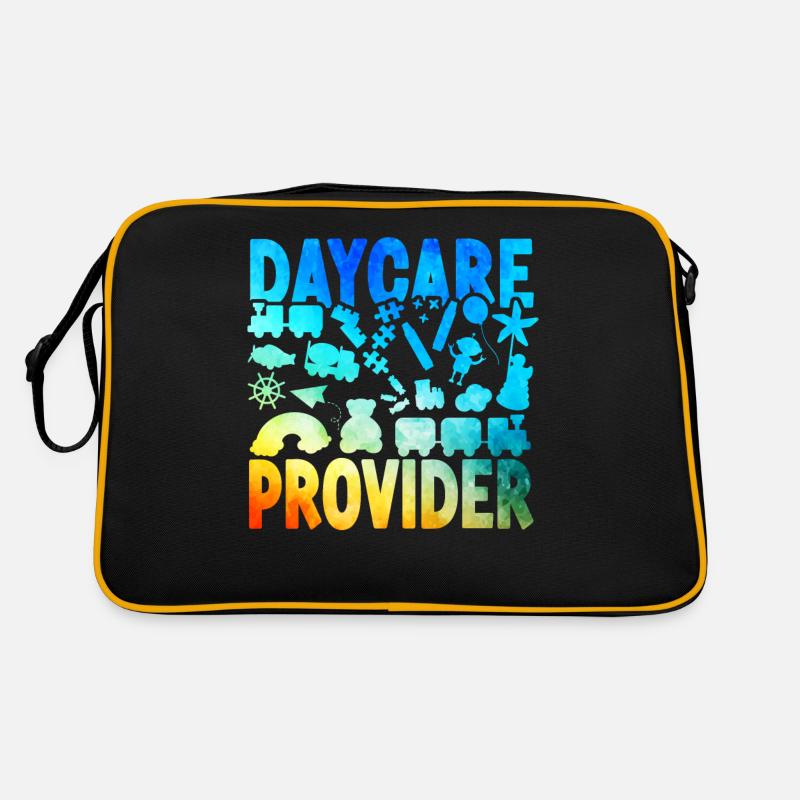 Fournisseur de services de garde d’enfants Enseignant Sac Retro