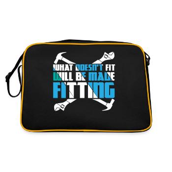 What Doesn't Fit Will Be Made | Machinist Poison | - Retro Bag - black/gold - Back
