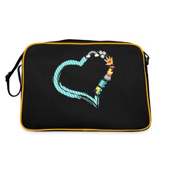 Fournisseur de services de garde d’enfants Enseignant - Sac Retro - noir/or - Dos