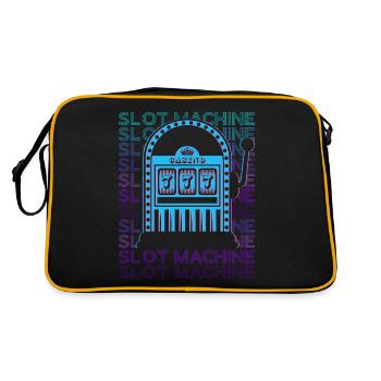 Slot Machine Casino Retro - Retro Bag - black/gold - Back