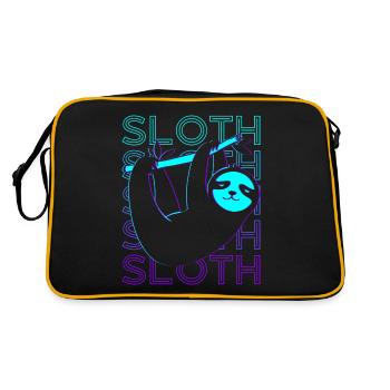 Sloth Retro - Retro Bag - black/gold - Back