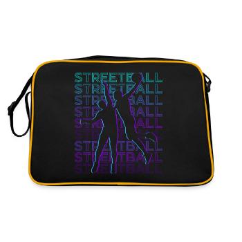 Joueur de Streetball Rétro - Sac Retro - noir/or - Dos