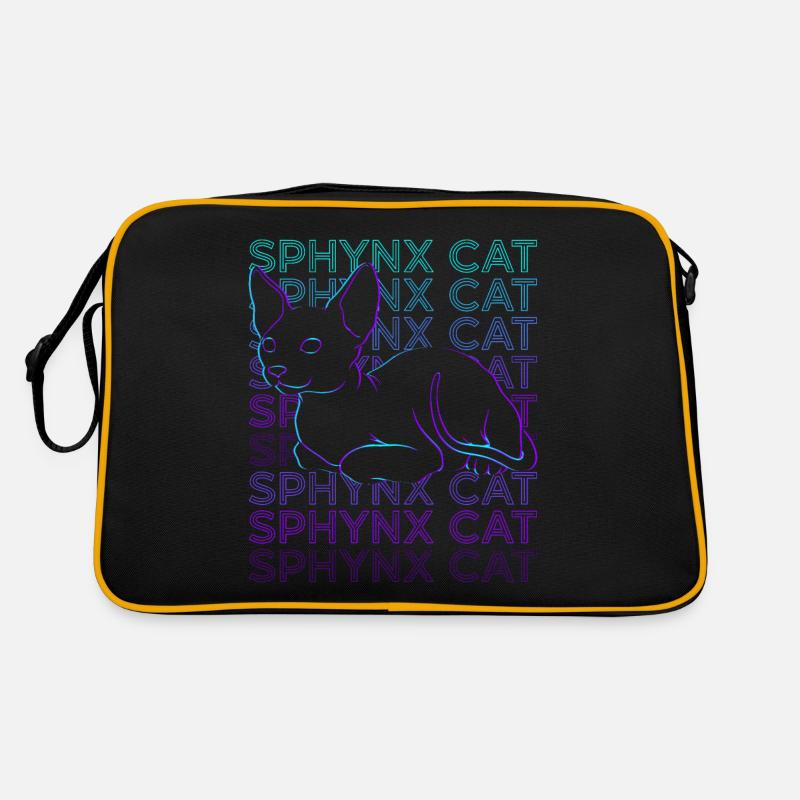 Sphynx Cat Retro Retro Bag