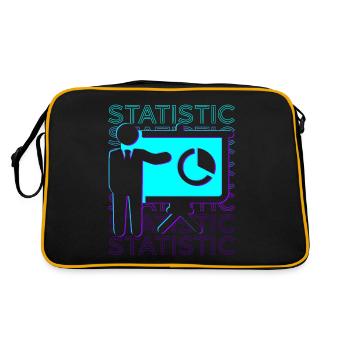 Statisticien Statisticien Rétro - Sac Retro - noir/or - Dos