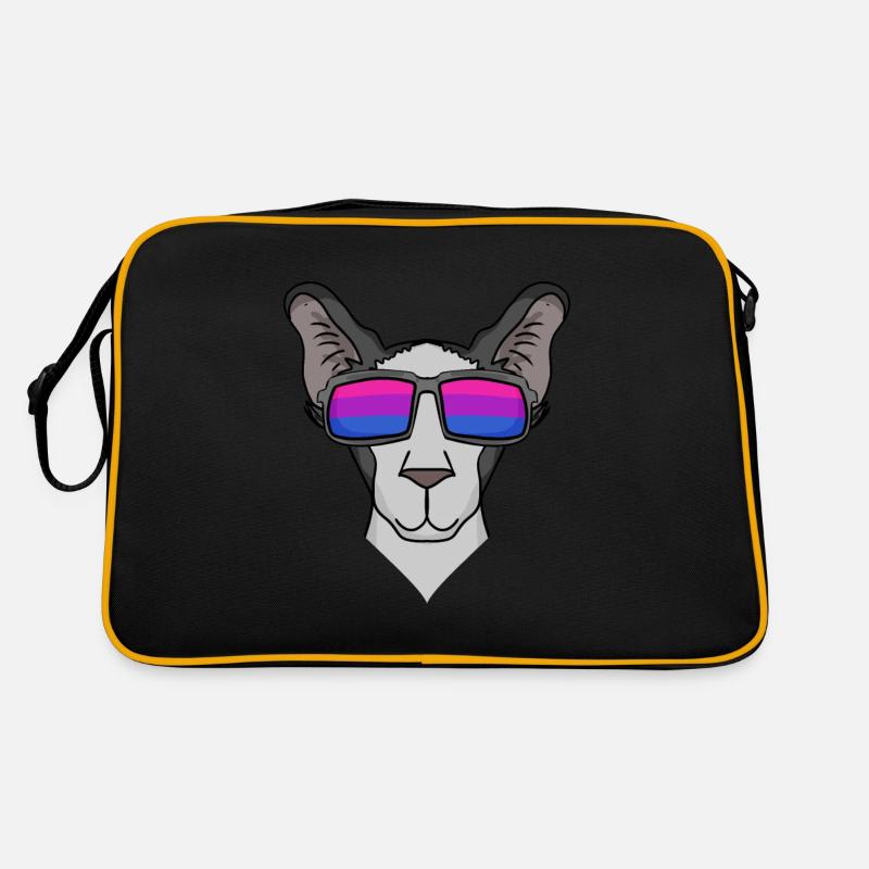 Bisexuell Orientalisch Kurzhaar Katze Geschenk Retro Tasche