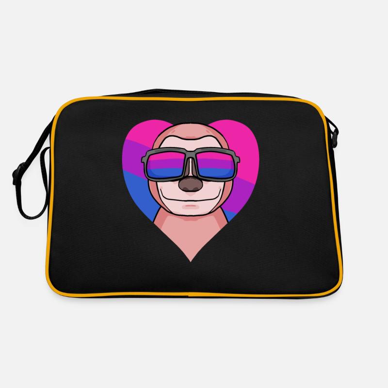 Bisexual Sloth Gift Retro Bag