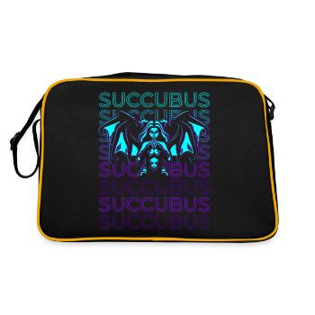 Succube Démon Mésopotamien Mythologie Rétro - Sac Retro - noir/or - Dos