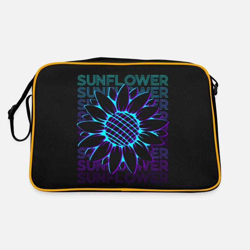 Tournesol Rétro - Sac Retro - noir/or