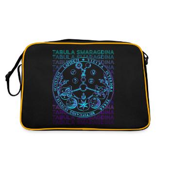 Tabula Emerald Table Hermetic Alchemi - Retro Bag - black/gold - Back