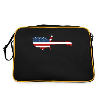 Inspiré américain par la guitare électrique - Sac Retro - noir/or - Dos