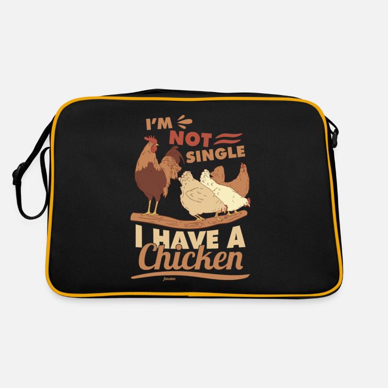 Chicken Farm Poultry Rooster Chickens Gift Retro Bag