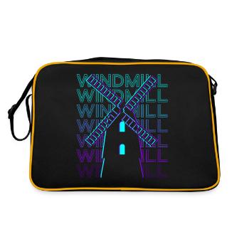 Windmill Retro - Retro Bag - black/gold - Back