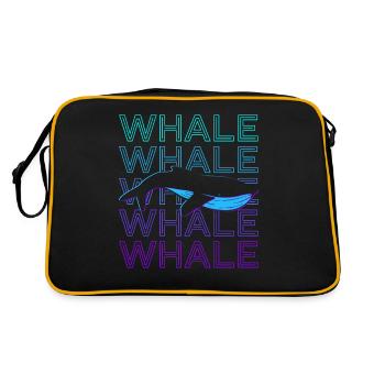 Retro-Wal - Retro Tasche - Schwarz/Gold - Hinten